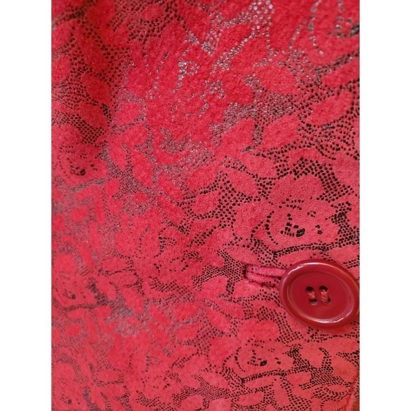 Newport News Woman’s Red Leather Size 8 - Picture 3 of 11